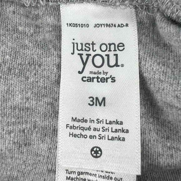 Carter’s Gray Bear Print Joggers Size 3 Months - Picture 2 of 5